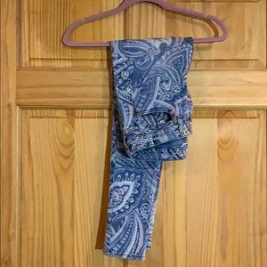 AE super stretch skinny jeans paisley 4